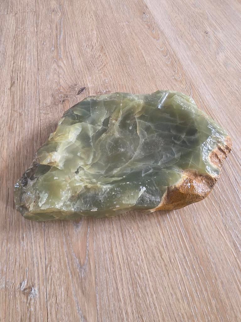 Vintage natuurstenen asbak met 3 houders, Ophalen of Verzenden, Gebruikt