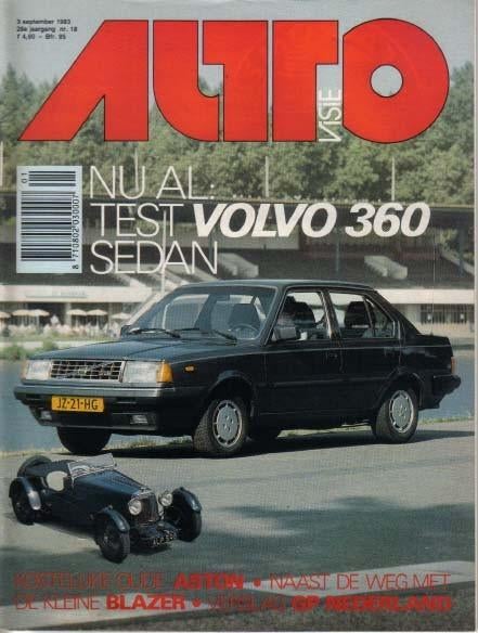 Autovisie 18 1983 : Volvo 360 GLE - Chevrolet Blazer - Golf, Ophalen of Verzenden, Gelezen, Algemeen