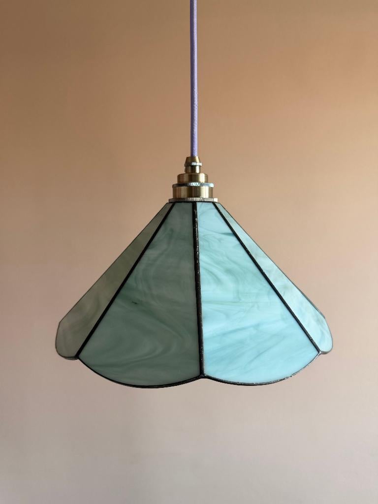 Thea Vintage hanglamp, 50 tot 75 cm, Ophalen of Verzenden, Zo goed als nieuw, Aluz