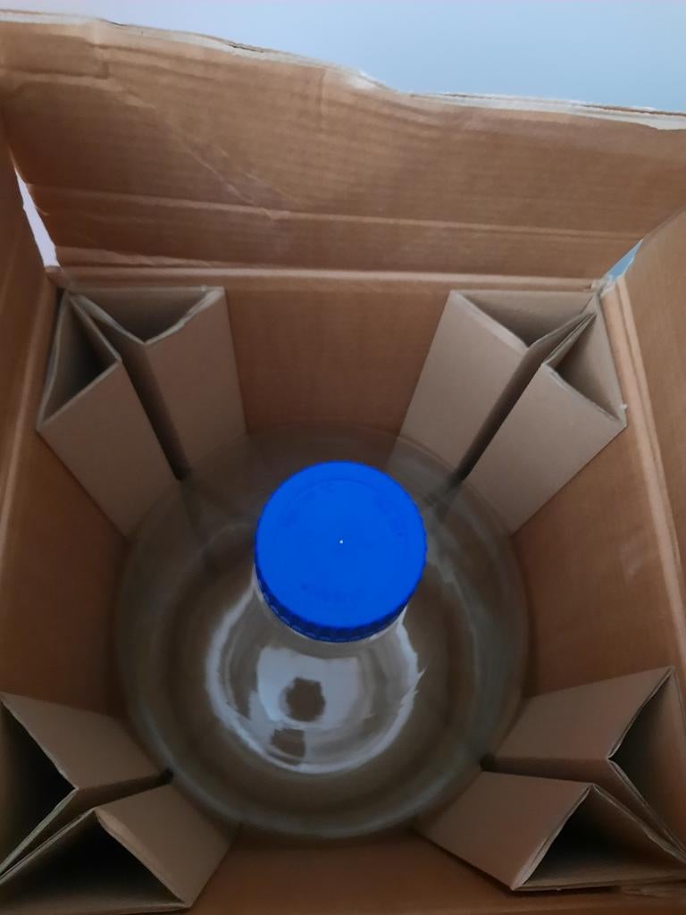 2x Schott Duran 20 liter flessen met schroefdraad, Ophalen, Nieuw