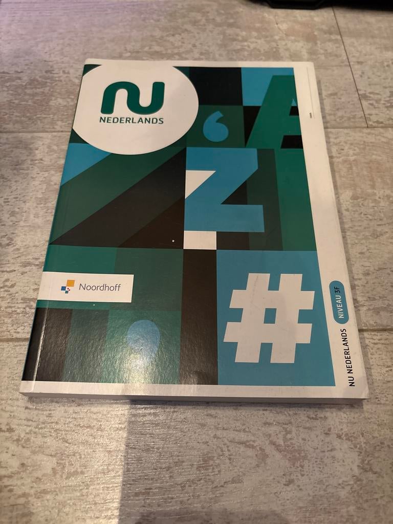 Nu Nederlands boek - Niveau 3F - Noordhoff, Boeken, Studieboeken en Cursussen, Ophalen of Verzenden, Alpha, Zo goed als nieuw