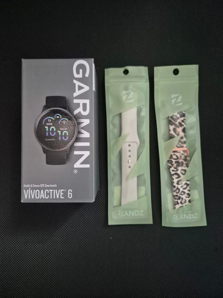 Nieuwe bandjes voor Garmin vivoactive 6, Ophalen of Verzenden, Nieuw, Wit, Android