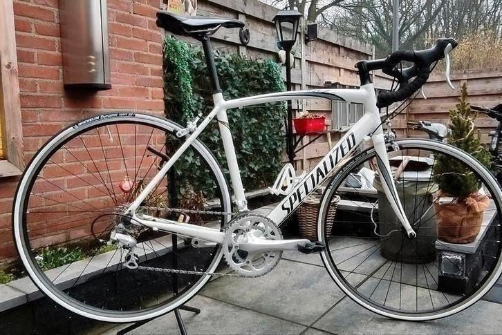 Prachtige Specialized Allez ,56 cm carbon voorvork zgan, Zo goed als nieuw, 15 tot 20 versnellingen, 53 tot 57 cm, Ophalen
