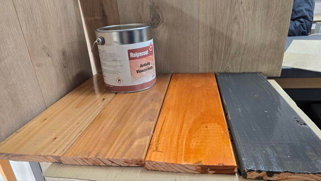 RalpacoatAntislip Vlonderbeits 2,5L, Overige kleuren, Beits, Ophalen of Verzenden, Minder dan 5 liter