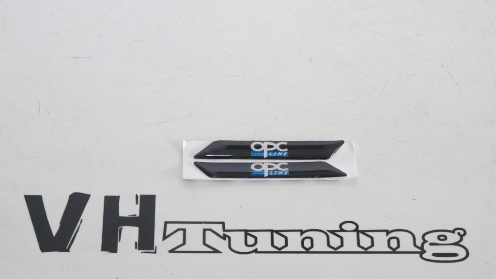 Opel OPC line logo stuur/verlgen of dashboard 2 stuks, Ophalen of Verzenden