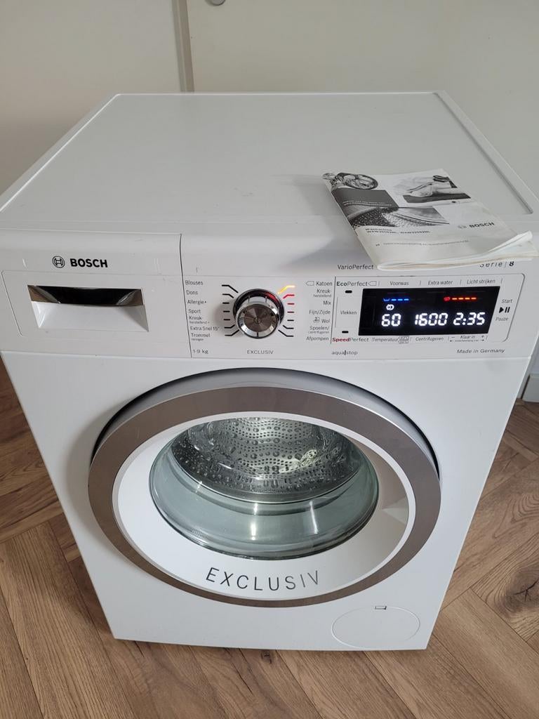 Wasmachine 9kg, Witgoed en Apparatuur, Wasmachines, 1200 tot 1600 toeren, 8 tot 10 kg, Ophalen of Verzenden, Zo goed als nieuw