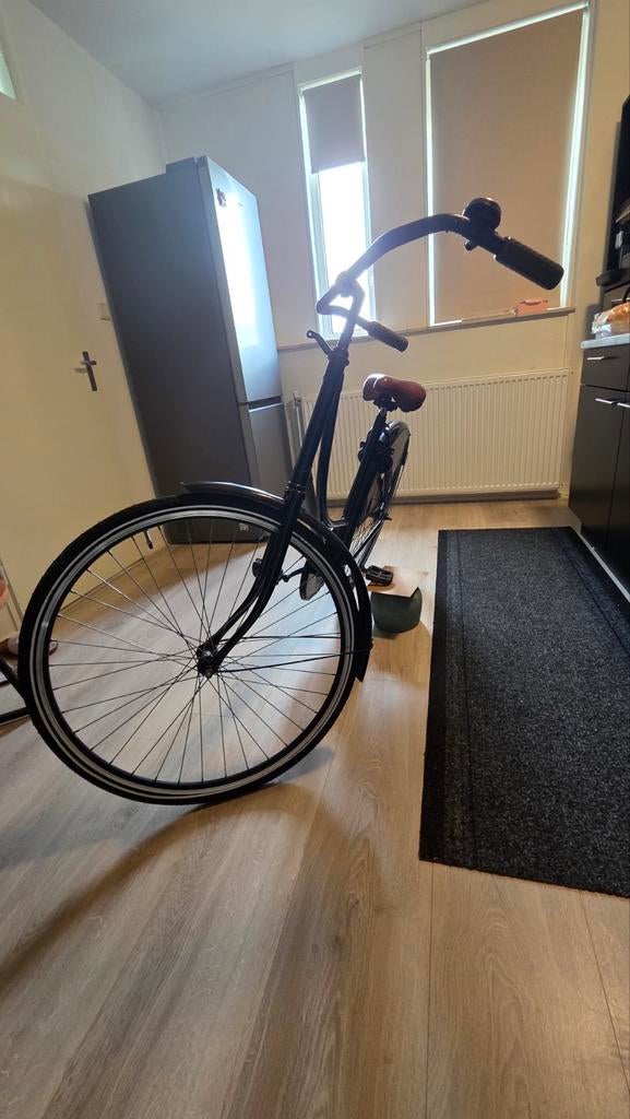 Zwarte omafiets, 53 tot 56 cm, Ophalen, Gebruikt