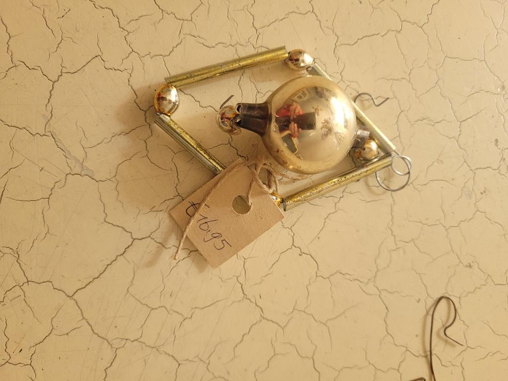 Zeer oude bijna antieke kerstballen gablonzers p/st 7.50, Heikant 21 Kaatsheuvel, Belle Vieille Brocante, Ophalen of Verzenden