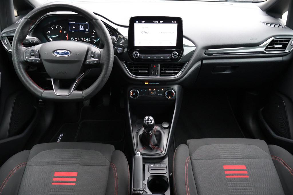 Ford Fiesta 1.0 Hybrid ST-Line 1e Eigenaar | Volledig Onderh, Auto's, Voorwielaandrijving, Gebruikt, Wit, Origineel Nederlands