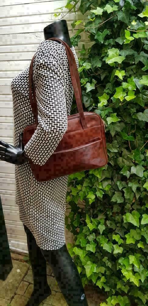 F333 DISTING lederen collegetas / kantoortas./  tablettas, 30 tot 40 cm, Minder dan 30 cm, -, Overige typen