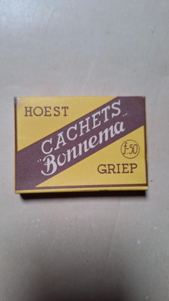 Bonnema cachets tegen hoest en griep, Verzamelen, Merken en Reclamevoorwerpen, Ophalen of Verzenden, Overige typen