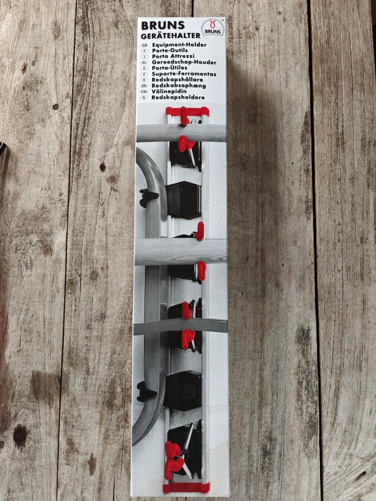 Bruns gereedschaphouder 0,5m met 4 houders, Doe-het-zelf en Verbouw, Gereedschap | Handgereedschap, Nieuw, Ophalen of Verzenden