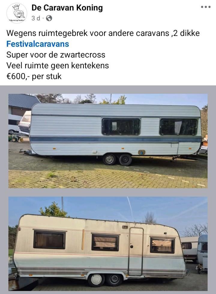Nieuw binnen festival caravans tijdelijke bewoning, Caravans en Kamperen, Caravans, Particulier, Rondzit, Adria