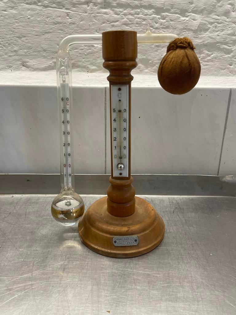 Daniell hygrometer van Merklebach & Co Amsterdam, Ophalen of Verzenden