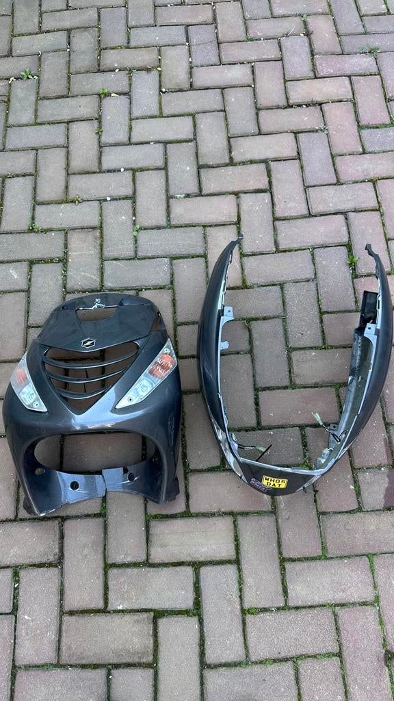 Piaggio Zip 50 kappen set – project / schade, Ophalen, Zo goed als nieuw, Kap, Piaggio