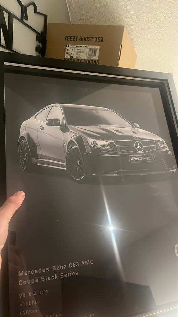 Poster mercedes amg, Ophalen of Verzenden