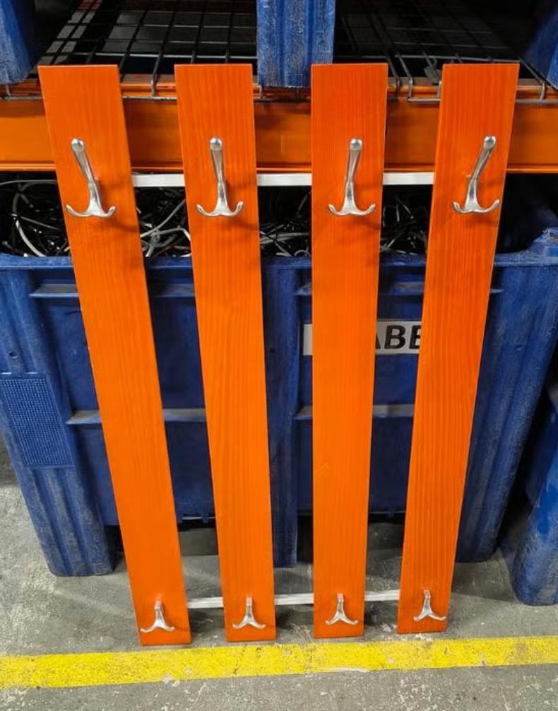 retro oranje kapstok, Ophalen, Huis en Inrichting