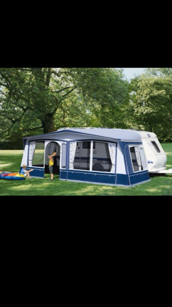 Brand voortent omloopmaat 14, Caravans en Kamperen, Voortenten en Luifels, Zo goed als nieuw, Brand, Ophalen