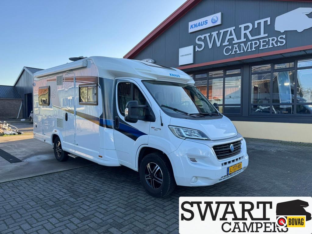 Knaus Sky TI 650 MF, Zeer compleet, GRATIS STALLING, Caravans en Kamperen, Campers, Standaard zit, Fiat, Bedrijf, Luifel