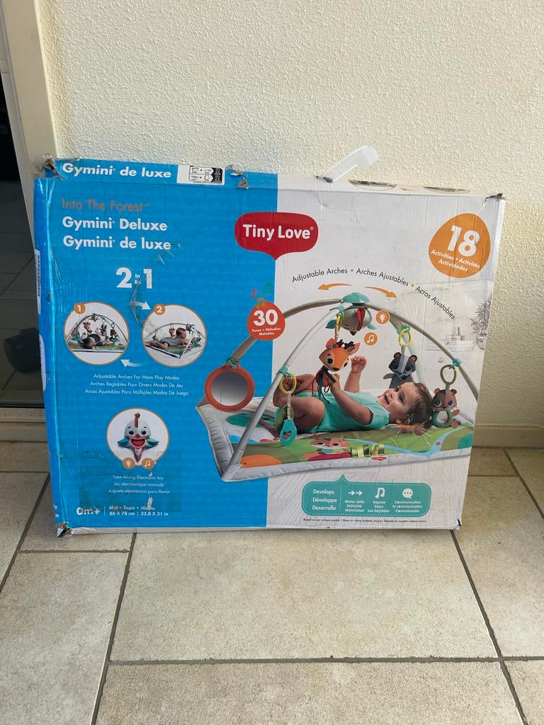 Tiny Love Babygym Gymini Deluxe - Nieuw in doos!, ., Nieuw, Ophalen of Verzenden, Met geluid