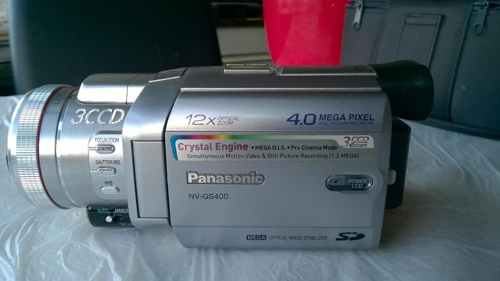 Panasonic NV-GS400 Digitale Videocamera 4.0 Mega Pixel 3CCD, Ophalen, Mini dv, Gebruikt, Panasonic