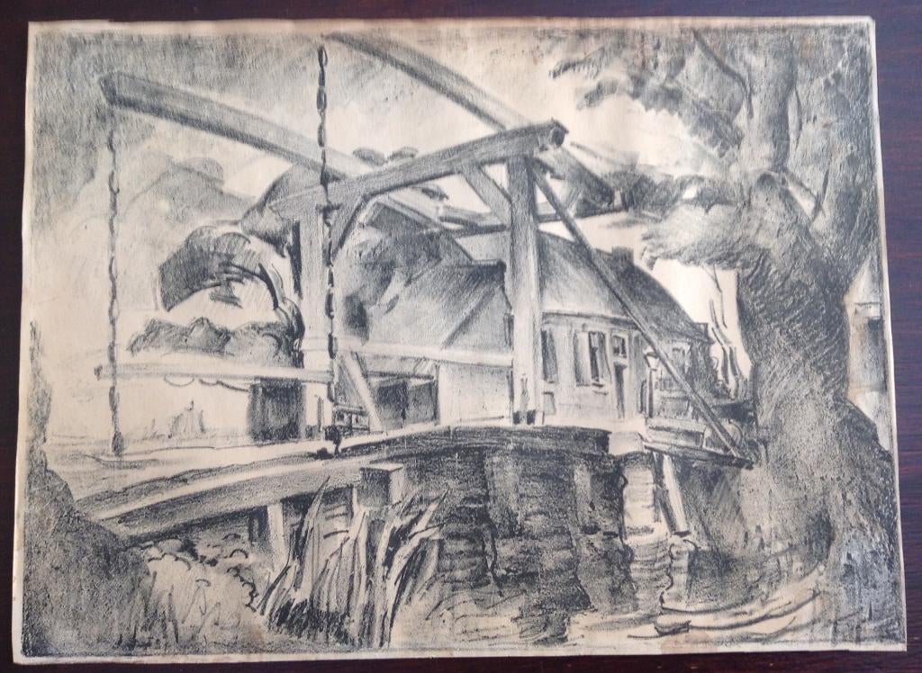 Harrie KUYTEN - 1920's - Kortenhoef Gravensbrug, Ophalen