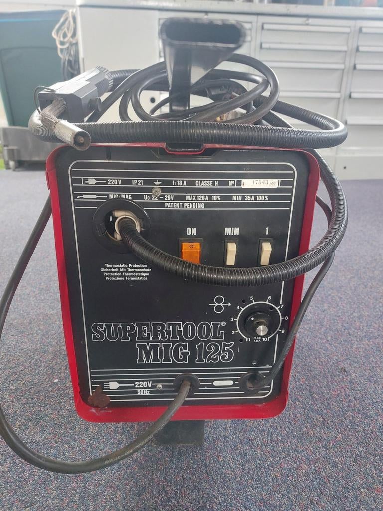 Mig/Mag lasapparaat Supertool, Ophalen, Minder dan 150 ampère, Co2