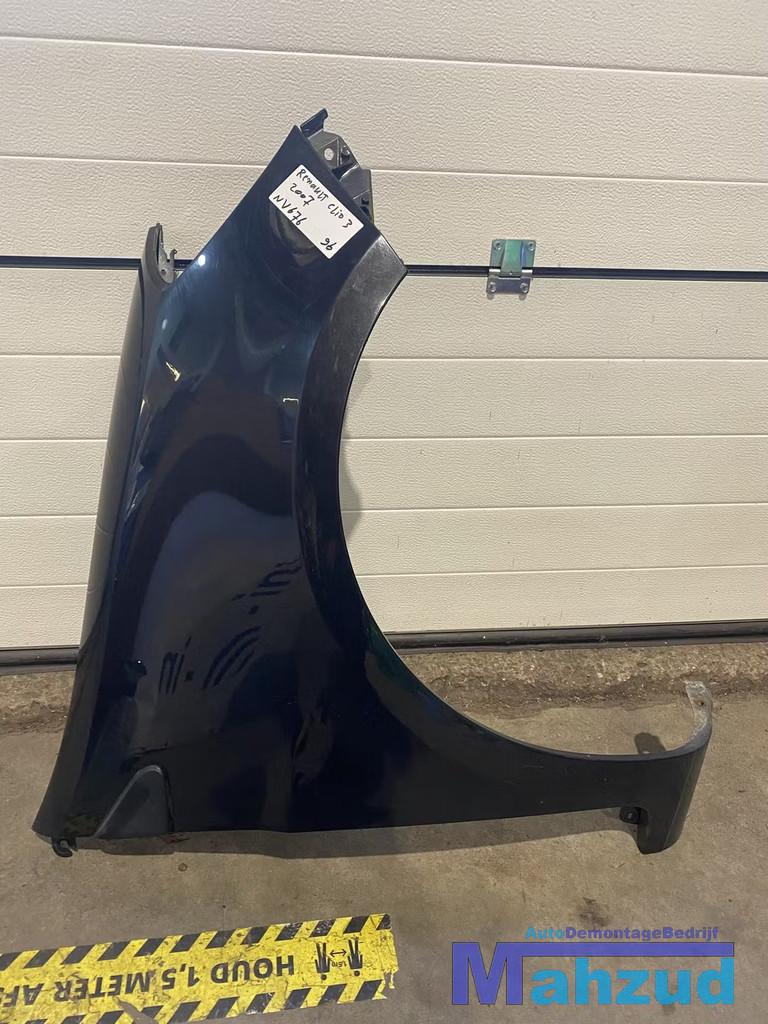 RENAULT CLIO 3 Zwart NV676 Rechts scherm voorscherm 2005-201, Renault Group, Gebruikt, Contact.group@renault.com, Renault