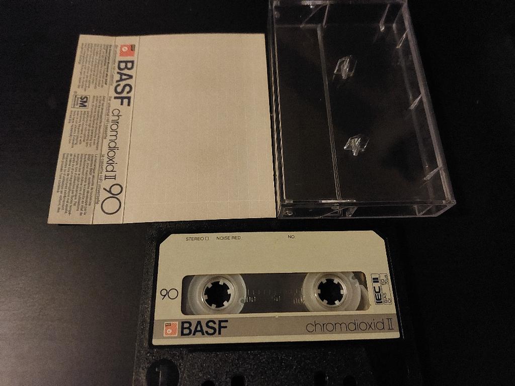 BASF CHROMDIOXID II - 90 CASSETTEBANDJE, Cd's en Dvd's, Cassettebandjes, Overige genres, 1 bandje, Ophalen of Verzenden, Zo goed als nieuw