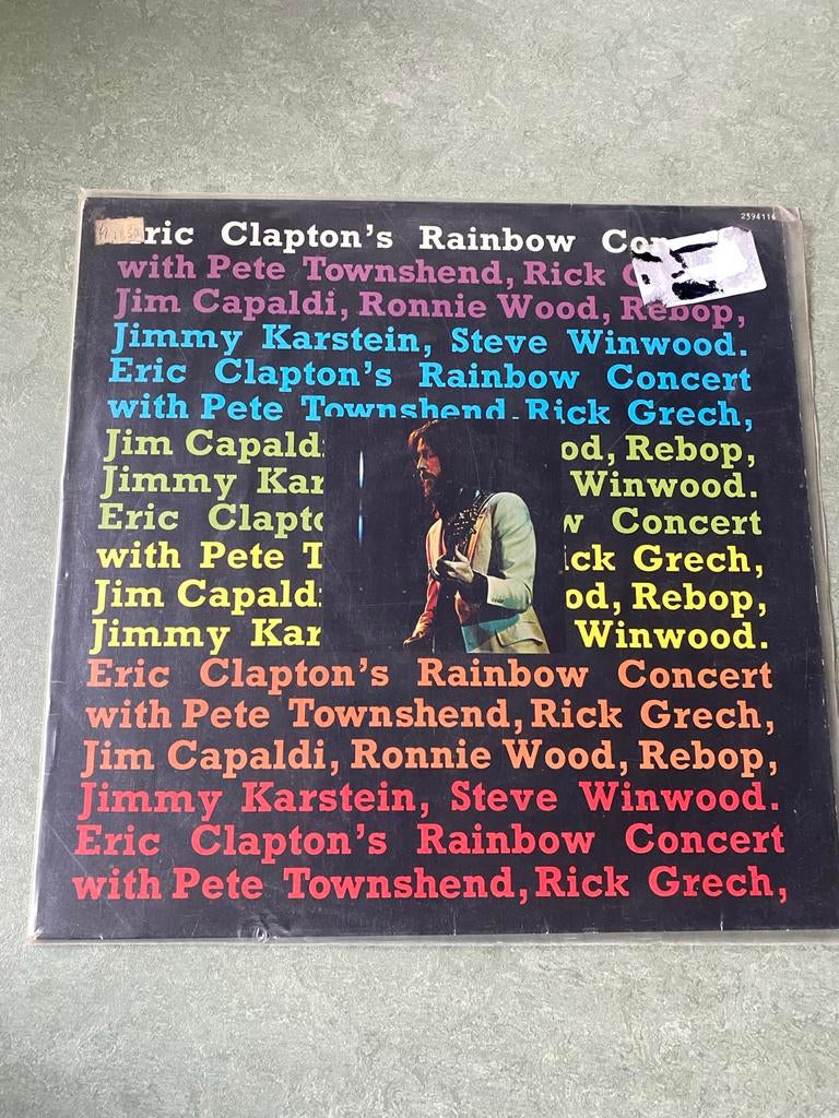 Eric Clapton's Rainbow Concert LP - Klassieke Live Rock, Cd's en Dvd's, Vinyl | Rock, Gebruikt, Poprock, 12 inch, Ophalen of Verzenden