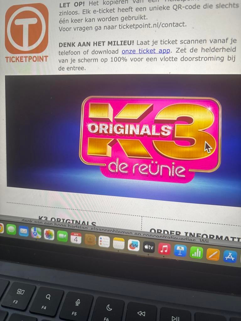 K3 orginals, Tickets en Kaartjes, Concerten | Pop