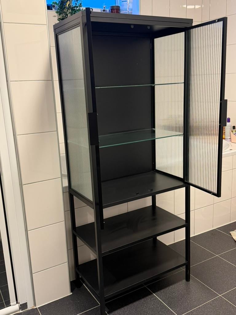 Vitrinekast mossjön ikea, Ophalen, 100 tot 150 cm, 50 tot 100 cm, Zo goed als nieuw