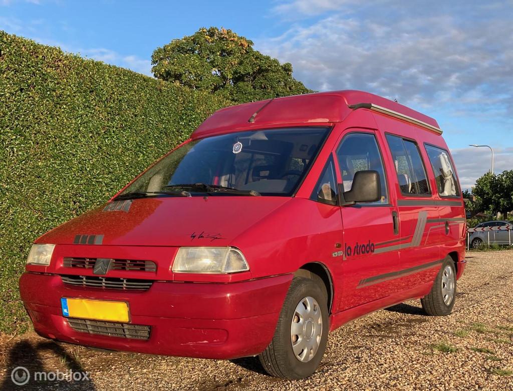 Citroen Jumpy 1.9 TD LA STRADA CAMPER MET HEFDAK, Caravans en Kamperen, Campers, Bedrijf, Hefdak, Overige merken, Handgeschakeld