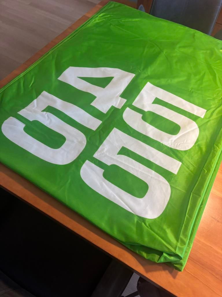 Daf 55 45 banner vlag 4 meter hoog en 145 cm breed, Ophalen of Verzenden