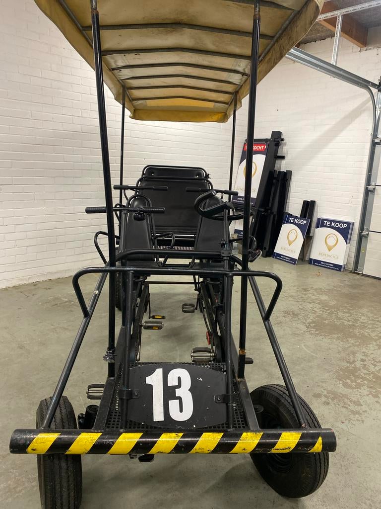 Grote Familiefiets / Vierwieler met Zonnekap - Nummer 13, Ophalen of Verzenden, Gebruikt