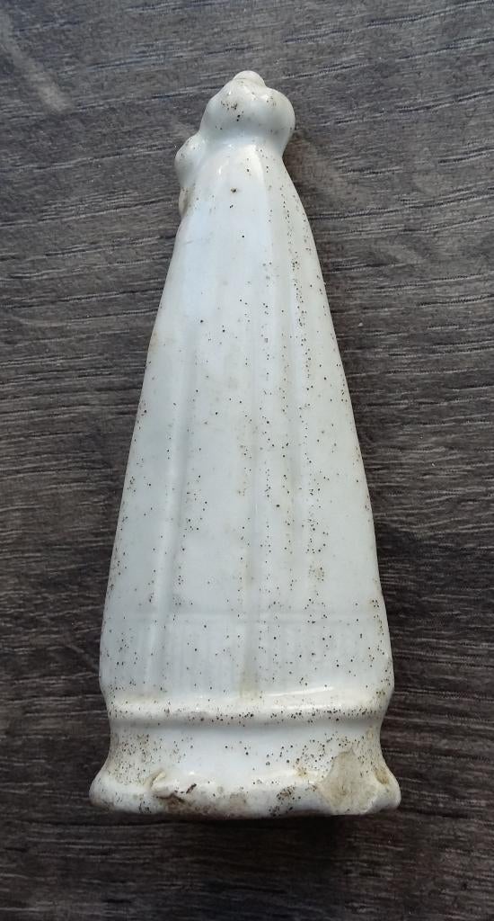 1850 Klein Vuistbeeldje Zakheilige Brussels Porselein Maria, Ophalen of Verzenden