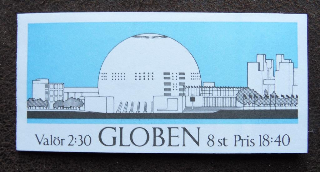 Postzegelboekje Zweden – Globen  Globe Arena in Stockholm, Ophalen of Verzenden, Zweden, Postfris