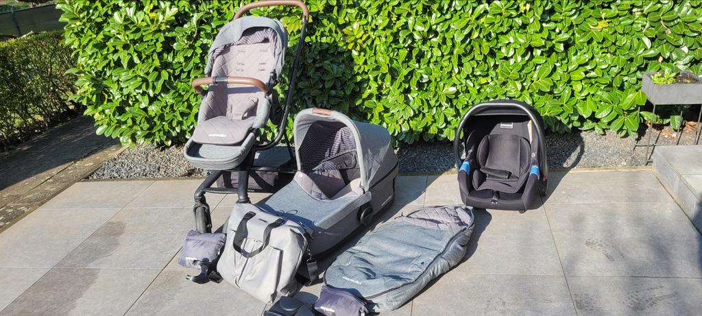 Easywalker Harvey 3 Premium Diamond Grey 3-in-1 Set, Gebruikt, Combiwagen, Met autostoeltje, Ophalen