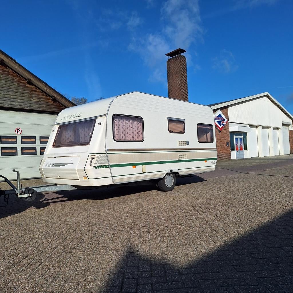 Chateau La Car 460, Voortent, Vast bed XL, 4 a 5 Persoons, Chateau, Treinzit, 750 - 1000 kg, 4 tot 5 meter