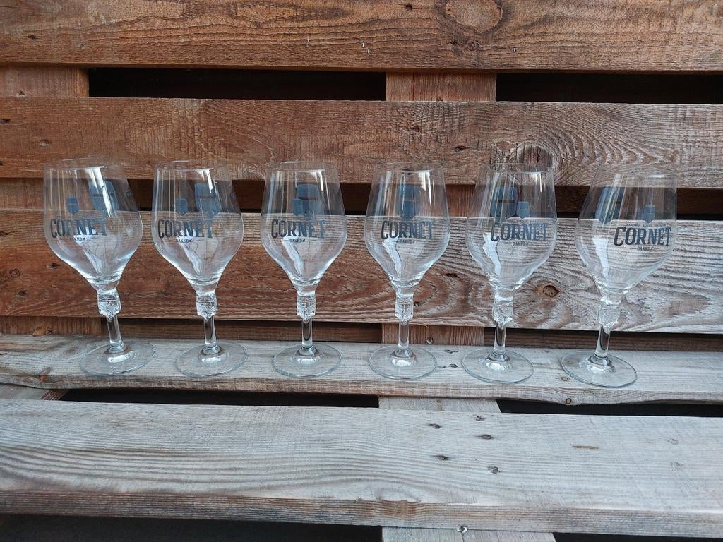 Cornet Oaked bierglazen 6 stuks, Ophalen of Verzenden, Nieuw, Bierglas