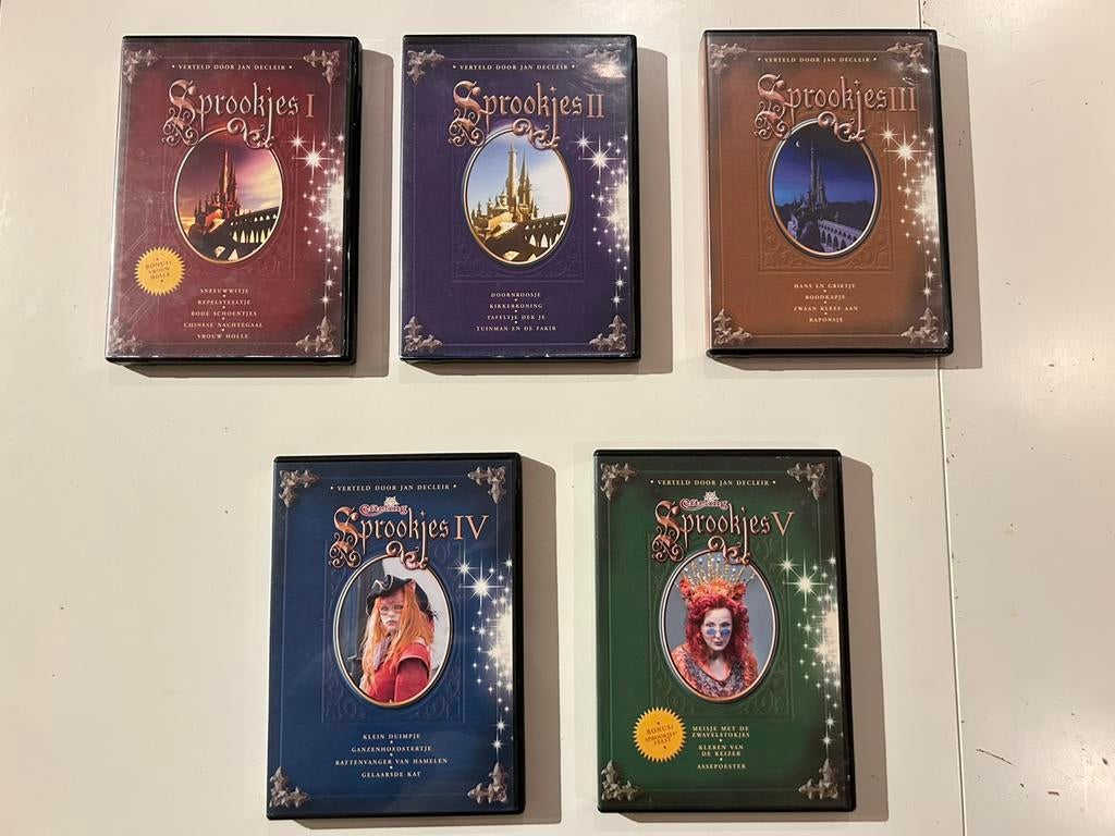 DVD’s Efteling sprookjes, Cd's en Dvd's, Alle leeftijden, Overige genres, Ophalen of Verzenden, Zo goed als nieuw
