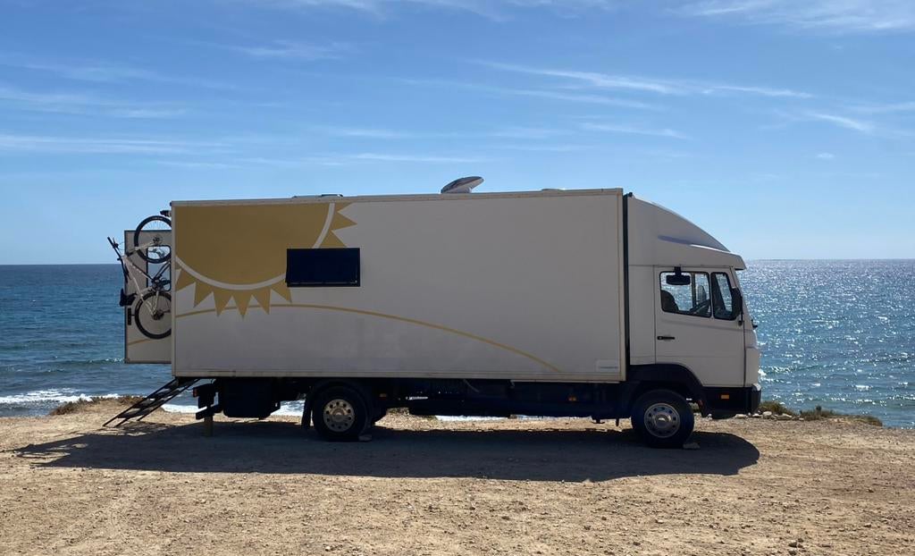 Mercedes Camper/Tiny house I C1 rijbewijs I 100% Off-Grid, Buscamper of Camperbus, Particulier, Mercedes, Standkachel