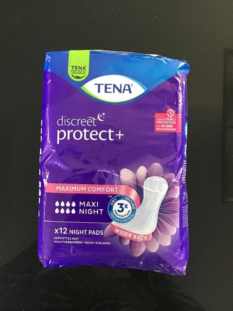 TENA Discreet Protect+ Maxi Night incontinentieverbanden., Verzenden, Nieuw