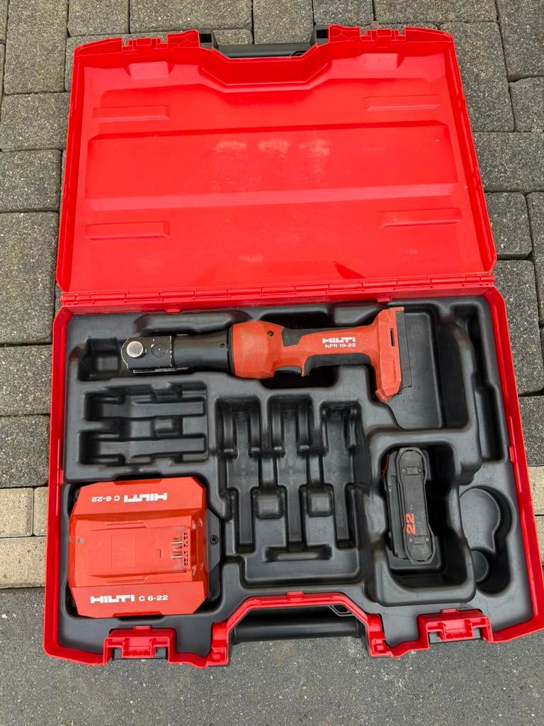 Hilti npr19-22 mini perstang compleet in koffer accu + lader, Doe-het-zelf en Verbouw, Ophalen, Gebruikt