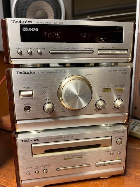 Technics Midi set HD81, Tuner of Radio, Gebruikt, Microset, Ophalen