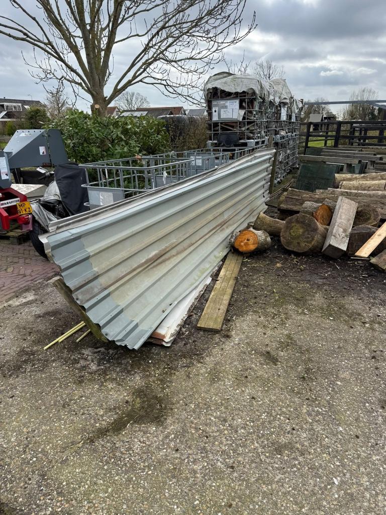 Golfplaten, Doe-het-zelf en Verbouw, Platen en Panelen, Ophalen, Gebruikt