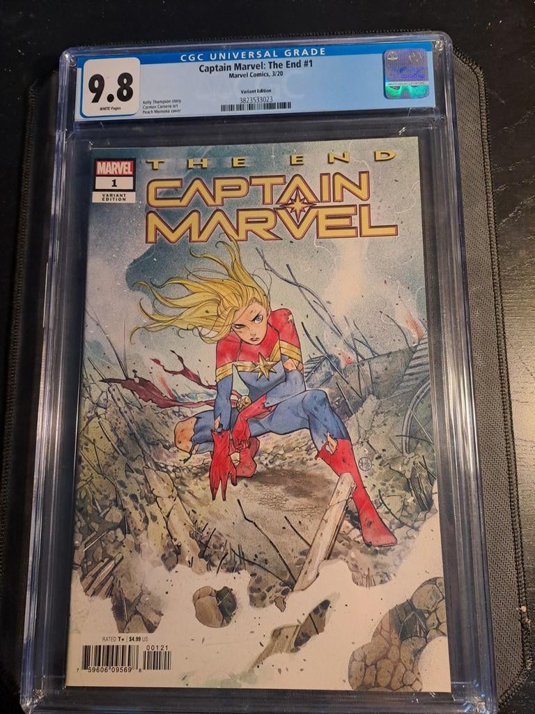 Cgc graded captain marvel nr 1 variant edition comic, Boeken, Strips | Comics, Eén comic, Ophalen of Verzenden, Zo goed als nieuw
