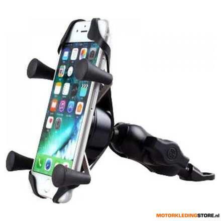 Motoholic UNIVERSELE SMARTPHONE HOUDER, Zwart, Motoren, Ophalen of Verzenden, Nieuw met kaartje