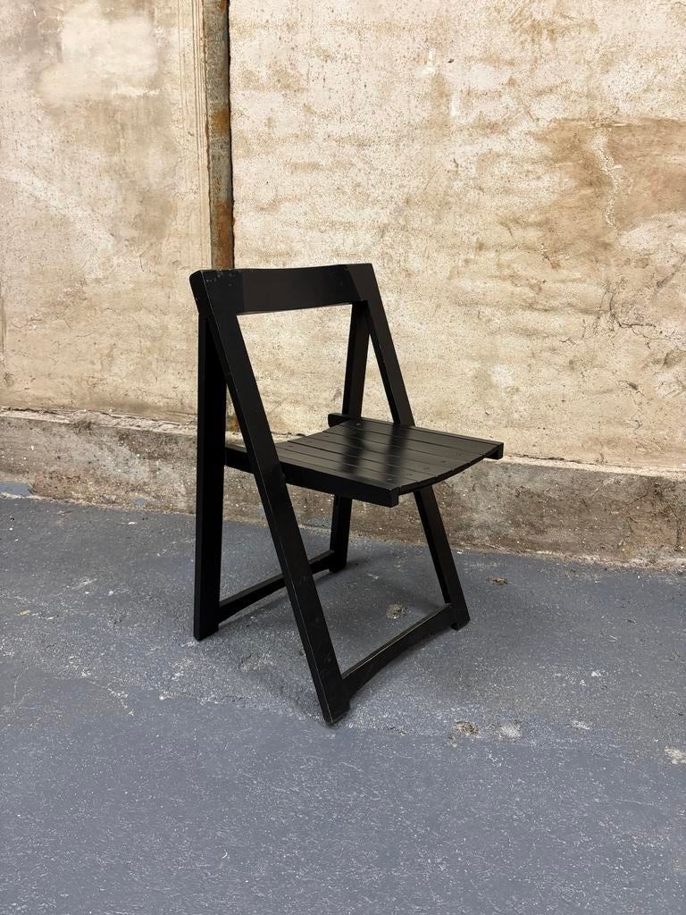 Aldo Jacober Klapstoel Zwart Vintage Design, Ophalen