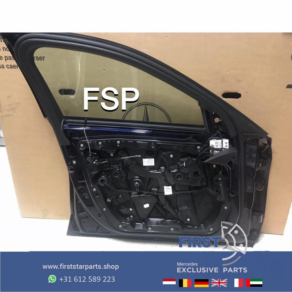 W205 S205 DEUR C Klasse PORTIER LINKS VOOR BLAUW 2014-2020, Gebruikt, -, Deur, Voor